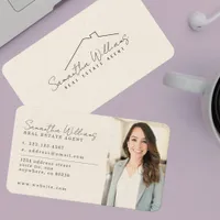 Professional Headshot Real Estate Business Cards