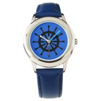 Watch - Helm in Black on Blue