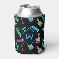 House Painter Decorator Personalised Monogram Can Cooler