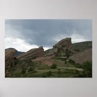 Red Rocks Park Colorado Poster