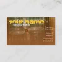 GUITAR "FRETS" Business card