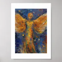 Beautiful Angel Painting  Poster