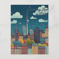 Found my Love in Berlin Valentine's Day Postcard
