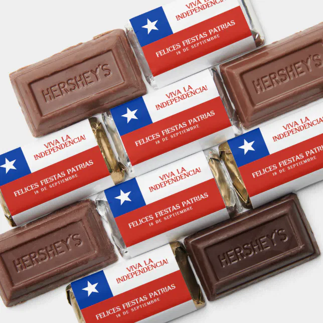 Fiestas Patrias Independence Day Chile Flag Hershey's Miniatures