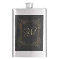 Vintage Romantic Steampunk Fairytale  Flask