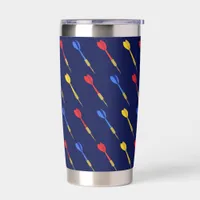 Darts Player Colourful Insulated Tumbler