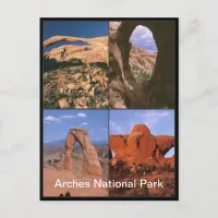 Arches National Park Sandstone Aches Photo Collage Postcard