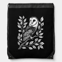 Barn  Goth Witch Goblincore Cottagecore Academia Drawstring Bag
