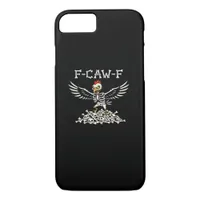 F Caw F Funny Chicken Halloween Cool Unique Style iPhone 8/7 Case