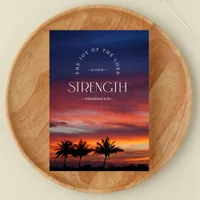 The Joy of the Lord is Your Strength Nehemiah 8:10 Card