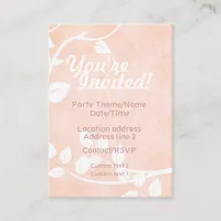 Sweet Times Party Invite Card