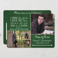 Christian Bible Verse Graduation Photo Collage Gre Invitation