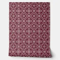 Crimson Majesty Mini - Burgundy & Cream  Wallpaper