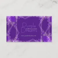 Purple Dreams Jewellery Business Card