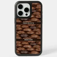 Custom Name Chocolate Candy Truffles Food Lover iPhone 15 Pro Max Case