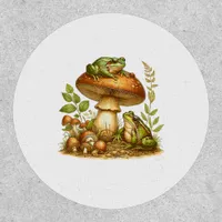 Aesthetic Frog Mushroom Cottagecore Goblincore Patch