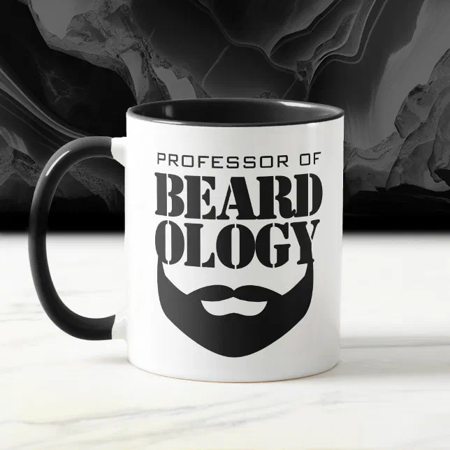 Funny Professor of Beardology Mug