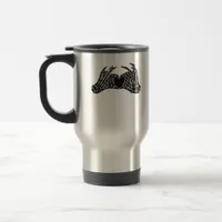 Skeleton Heart Hands - Classic Travel Mug