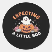 To Be Expecting Little Boo Classic Round Sticker
