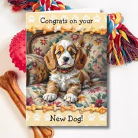 Cute Congrats on your New Cocker Spaniel Dog  Card