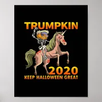 Trumpkin Keep Halloween Great Pumpkin   Poster