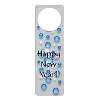 Door Hanger - New Year Bubbles