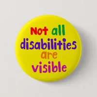 Hidden conditions and disabilities awareness button