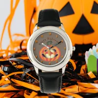 Trick or Treat Halloween Pumpkin Watch