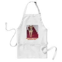 Halloween Dog and No Treats Adult Apron