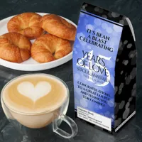 Elegant 45th Sapphire Wedding Anniversary Roasted Coffee