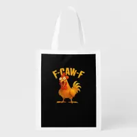 F-Caw-F-Chicken Essential Vintage Cool Grocery Bag