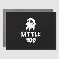 Little Boo In Halloween Cool Graphic Car Magnet