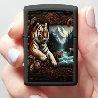 The Bengal Tiger's Gaze Zippo Lighter