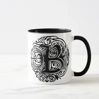 Monarchia Black  "B" Mug