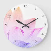 *~* Lotus Reiki Yoga Energy Healer Light Filled Large Clock