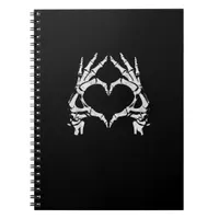 Skeleton Heart Hands - Halloween - Skeleton Hands  Notebook
