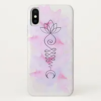 *~* Moon Lotus Energy Healer Reiki  Yoga  X iPhone X Case