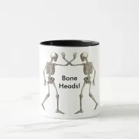 Bone Heads Skeletons Sparing Boneheads Coffee Mug