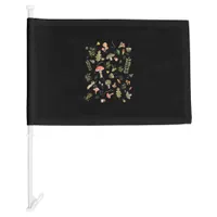 Cottagecore Mushroom Aesthetic Academia Goblincore Car Flag