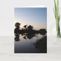 Sunset at Horseshoe Bend Card