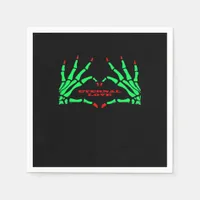 Skeleton Hands - Funny Halloween Napkins