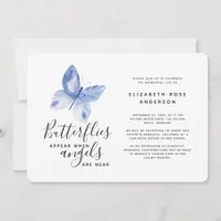 Butterfly Celebration of Life Memorial Service Invitation