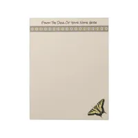 Southwestern Yellow Swallowtail Butterfly   Notepad