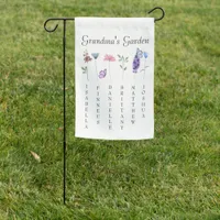Grandma's Garden  Personalized   Garden Flag