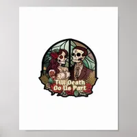 Valentines Till Death Do Us Part Classic Poster