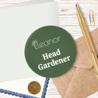 Head Gardener Garden Lover Gardening Desk Gift Paperweight