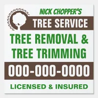 12” x 12” Tree Service Yard Sign
