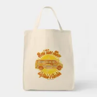 Funny Real Vans Go For Drive Saying Tote Bag