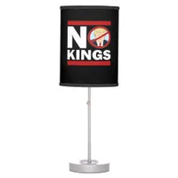 No Kings Anti Classic Minimal Clean Table Lamp
