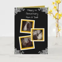 Personalized Anniversary Photo Card